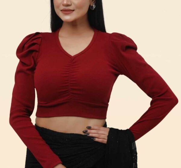 Premium Quality Croptop Blouse - Image 3